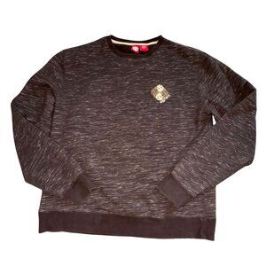 Element Mens Crew Neck Sweatshirt W/ Thumbholes-Brown-XL-GUC